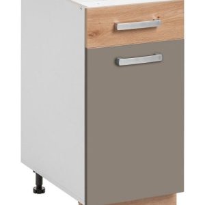 Nowość. szafka ava 40x56x81 cm beż dąb artisan mat w super cenie