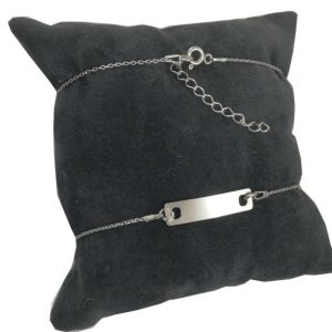 Nowość. Srebrna bransoletka z grawerem w super cenie