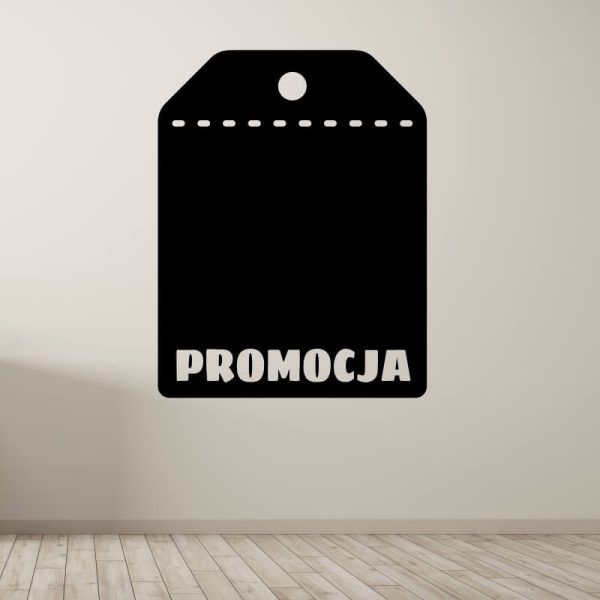 Naklejka samoprzylepna tablicowa kredowa promocja 2tk41