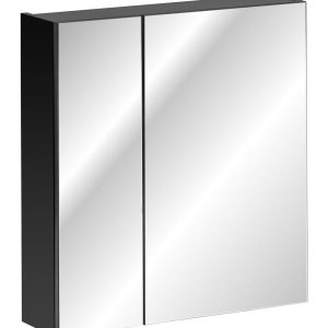 Nowość. szafka lustrzana santa fe 60 cm czarna mat w super cenie