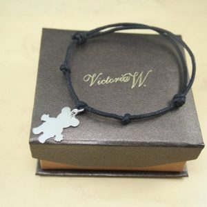 Nowość. srebrna bransoletka miś 925 z grawerem w super cenie