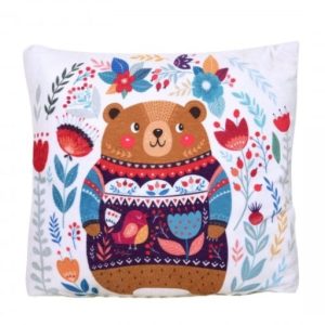 Nowość: poduszka niedźwiadek 40x40 cm dla dzieci w super cenie