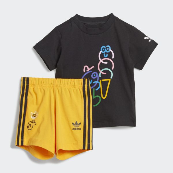 Zestaw adidas x James Jarvis Shorts and Tee