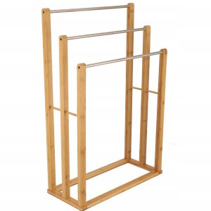 Nowość. Stojący wieszak na ręczniki 55x24x84 cm w super cenie