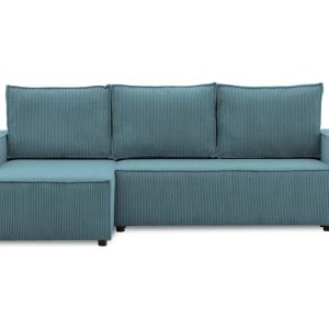 Nowość. sztruksowy narożnik lucca z funkcją spania w super cenie