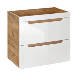 Nowość. szafka aruba pod umywalkę 60 cm, biały/dąb, super cena