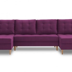 Nowość. duży narożnik lena u fioletowy 300x149 super cena
