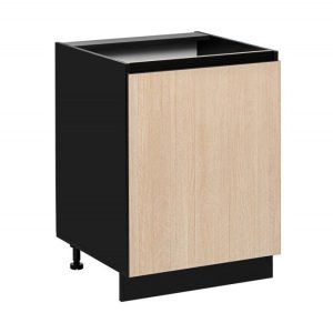 Nowość. szafka roma 60 cm czarna z frontem jodełka w super cenie