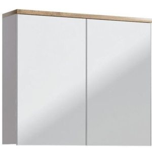 Nowość. szafka bali z lustrem 80 cm biała połysk w super cenie