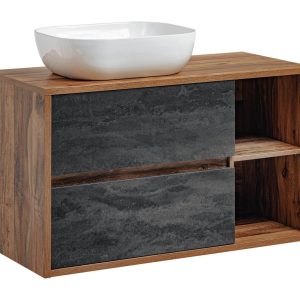 Nowość. szafka łazienkowa hampton 100 cm dąb hunton w super cenie