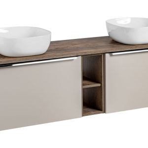 Nowość. szafka z umywalką santa fe 180 cm beżowa mat w super cenie