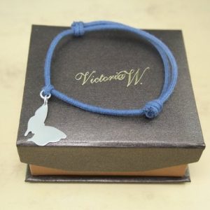 Nowość. srebrna bransoletka motyl 925 z grawerem i etui super cena