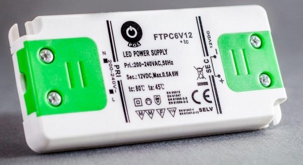 Zasilacz led 6W -  FTPC wewnętrzny - 12V