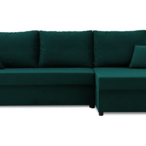 Narożnik paul 2 pro butelkowa zieleń nowość w super cenie