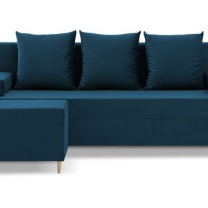 Nowość. kanapa 3w1 fireze kronos z pufą, morski, super cena