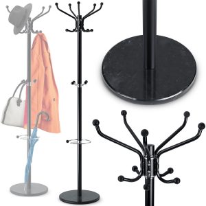 Nowość. wieszak massido z marmurową podstawą 176 cm w super cenie