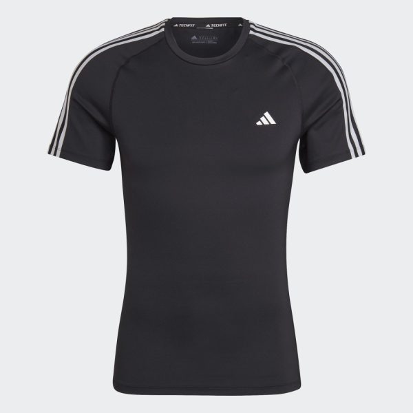 Techfit 3-Stripes Training Tee