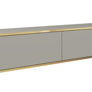 Szafka rtv oris glamour wisząca 135 cm szara mat hit nowość