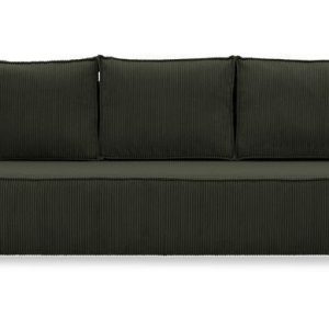 Nowość. sztruksowa kanapa lucca w butelkowej zieleni w super cenie