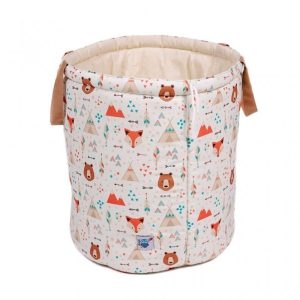 Nowość. pojemnik bawełniany mój przyjaciel miś 40x50 cm – super cena