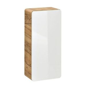 Nowość. Szafka Aruba 35x75 cm biała z dębem w super cenie