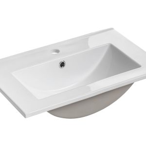 Nowość. umywalka dance 52x40x17 cm biała – super cena.