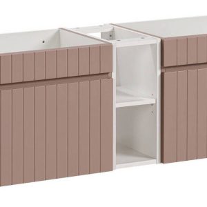 Nowość. szafka iconique 180 cm róż mat, wisząca – super cena