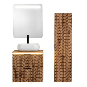 Nowość. Zestaw Diamond dąb wotan z umywalką w super cenie