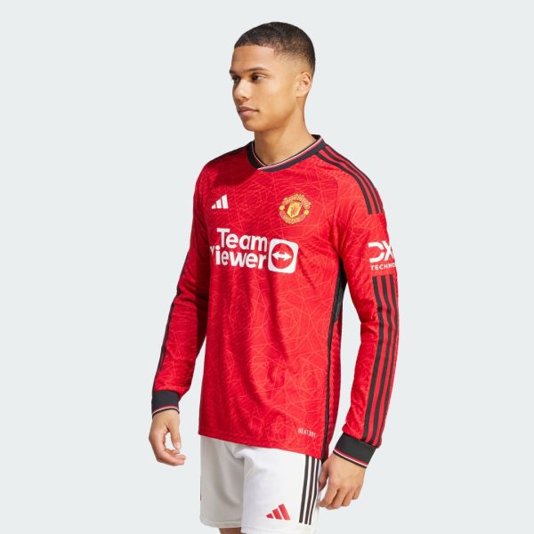 Koszulka Manchester United 23/24 Long Sleeve Home Authentic