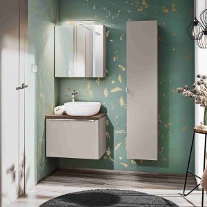 Nowość. zestaw mebli łazienkowych santa fe beżowy mat – super cena