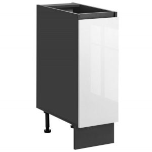 Nowość. szafka dalia 30 cm biały/grafit połysk – super cena