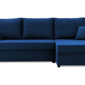 Narożnik paul 2 pro prawy granatowy nowość w super cenie