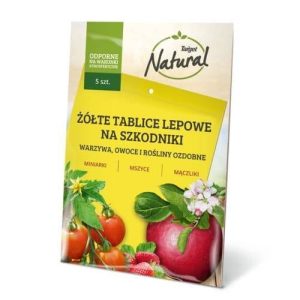 Super cena. nowość: żółte pułapki lepowe na owady 5 szt. target