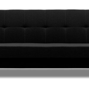 Nowość: wersalka artem 193x93x96 cm czarna w super cenie