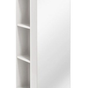 Nowość. biała szafka twist z lustrem 138 cm, połysk – super cena