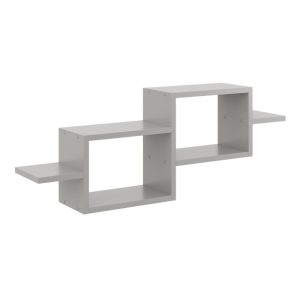 Nowość. szara półka ścienna 95x18x35 cm mat – super cena