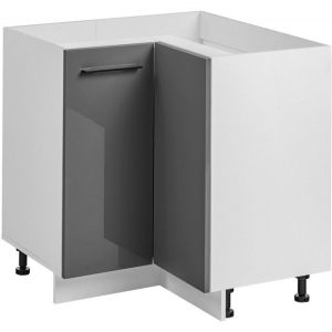 Nowość: szafka narożna frida 90x45 biała połysk w super cenie