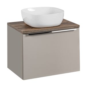 Nowość. szafka z umywalką santa fe 60 cm beż mat - super cena