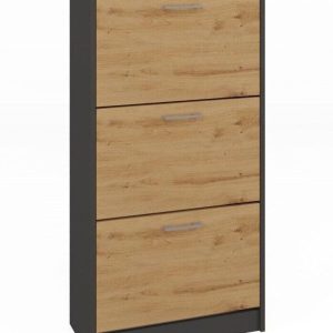 Nowość. szafka na buty paula 60 cm antracyt/dąb artisan w super cenie