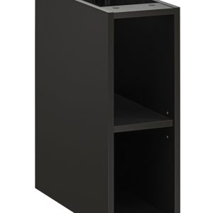 Nowość. szafka łazienkowa xilo 20x46x57 cm czarna mat w super cenie