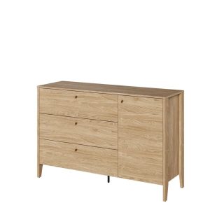 Nowość. komoda cozy 136x45x91 cm dąb olejowany mat w super cenie