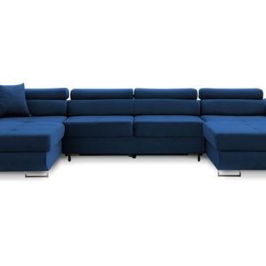 Narożnik rigatto iii pro poso u, granatowy, nowość w super cenie