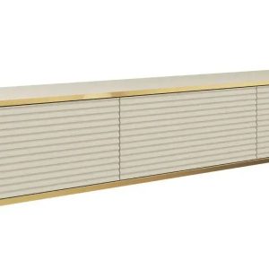 Nowość. szafka rtv oris z ryflowanym frontem, super cena, beż 175 cm