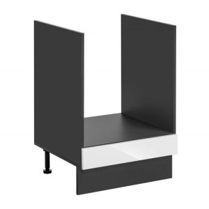 Nowość. szafka pod piekarnik dalia 60 cm biały/grafit połysk super cena