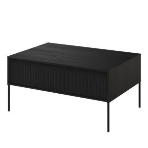 Nowość. czarny stolik kawowy trend tr-09 100x70x50 w super cenie