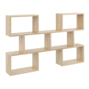 Nowość. regał ścienny dąb sonoma 127x80 cm w super cenie