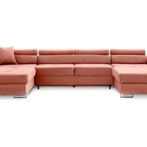 Narożnik u rigatto iii pro poso różowy 355x206 nowość super cena