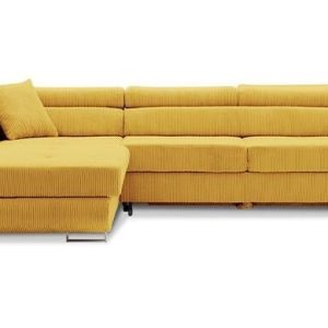 Nowość. kanapa narożna rigatto vi pro poso lewa miodowa w super cenie
