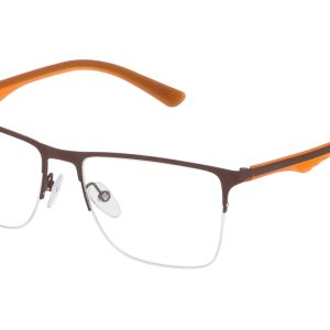 Okulary POLICE VPL398-53090L. Okulary, Kolor brązowy. Mężczyzna.