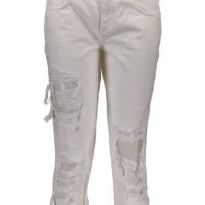 GUESS JEANS JEANS DENIM DAMSKI BIAŁY